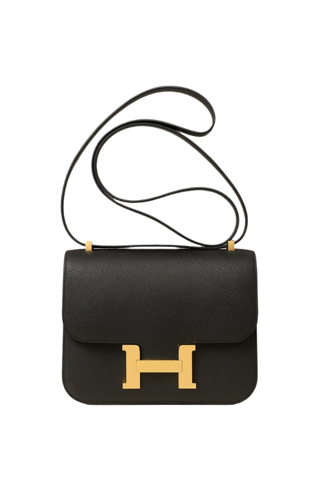 Hermès Constance 19 in Black Epsom with Gold Hardware