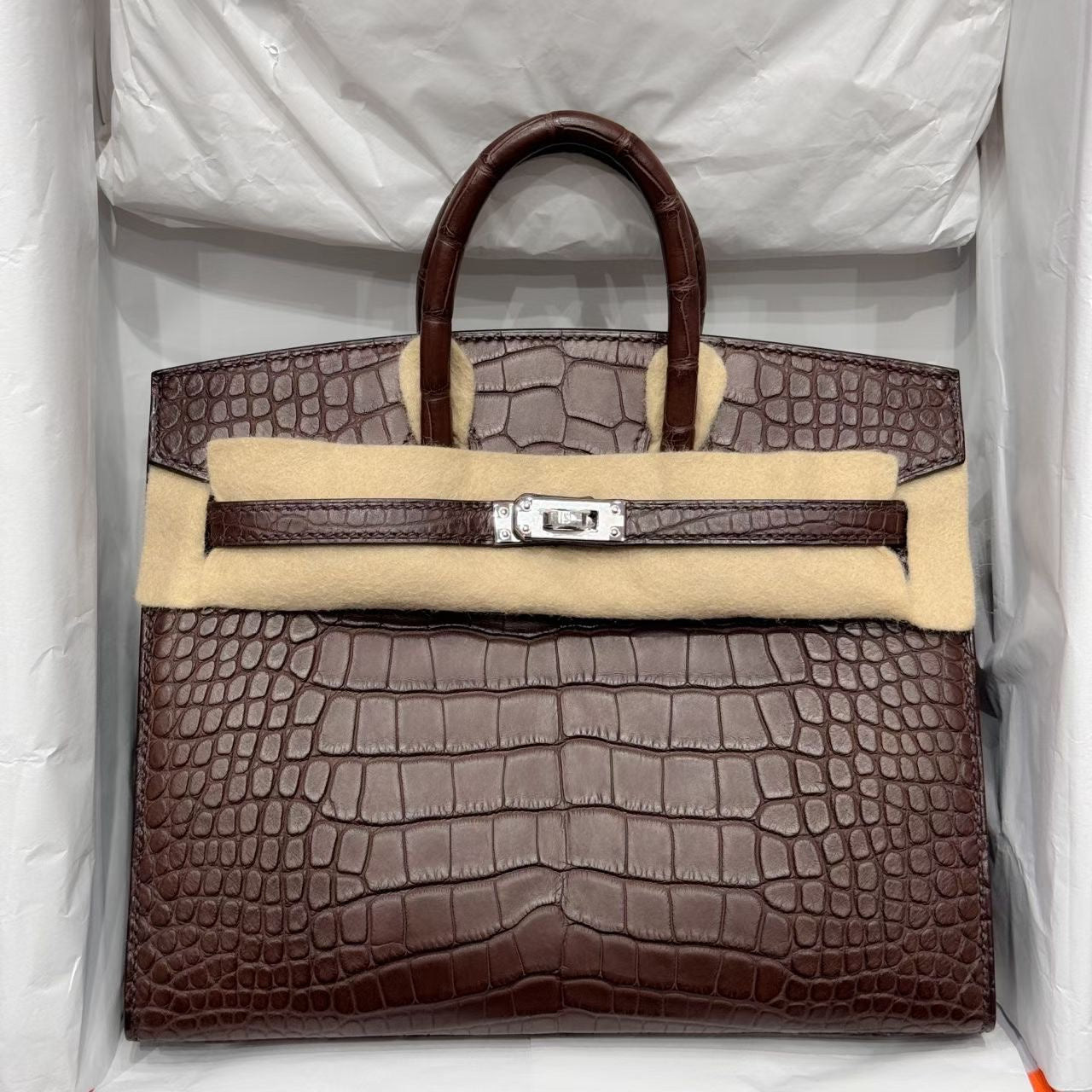 Hermès Birkin 20 in Havane Matte Alligator