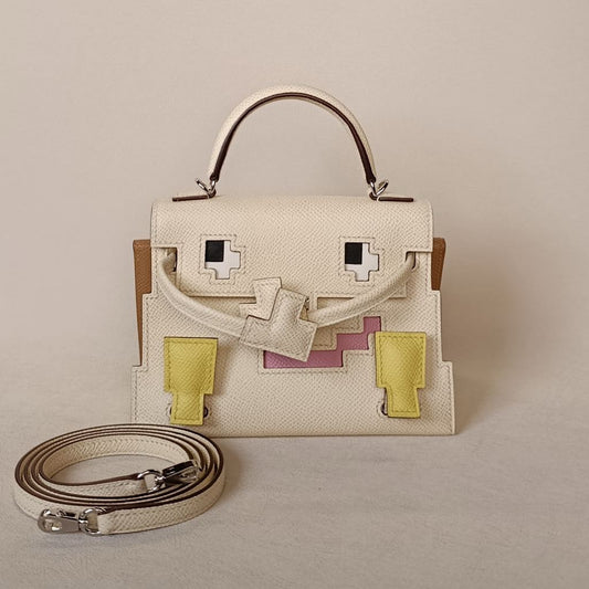 Hermès Kelly Doll in White