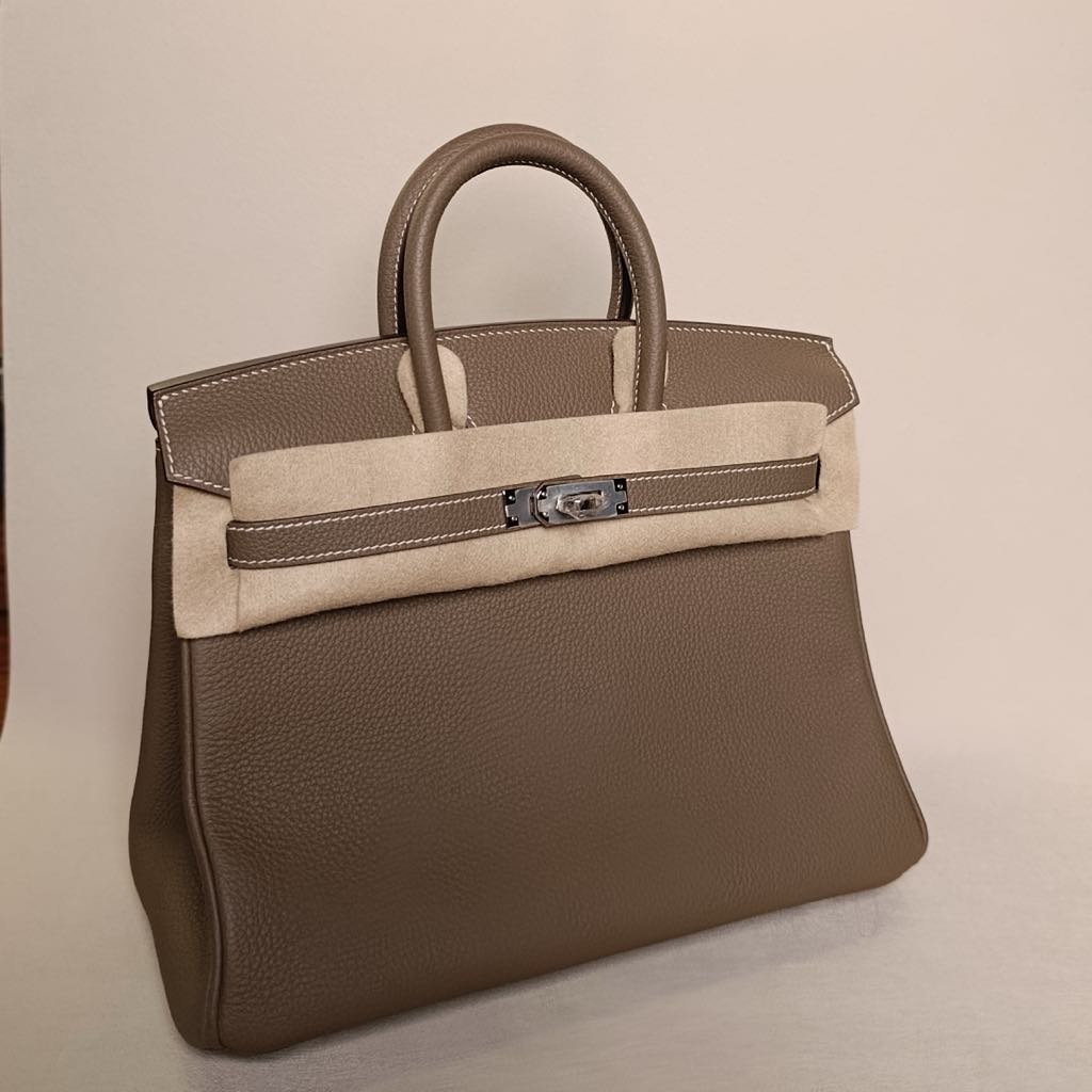 Hermès Birkin 25 in Togo with Palladium Hardware