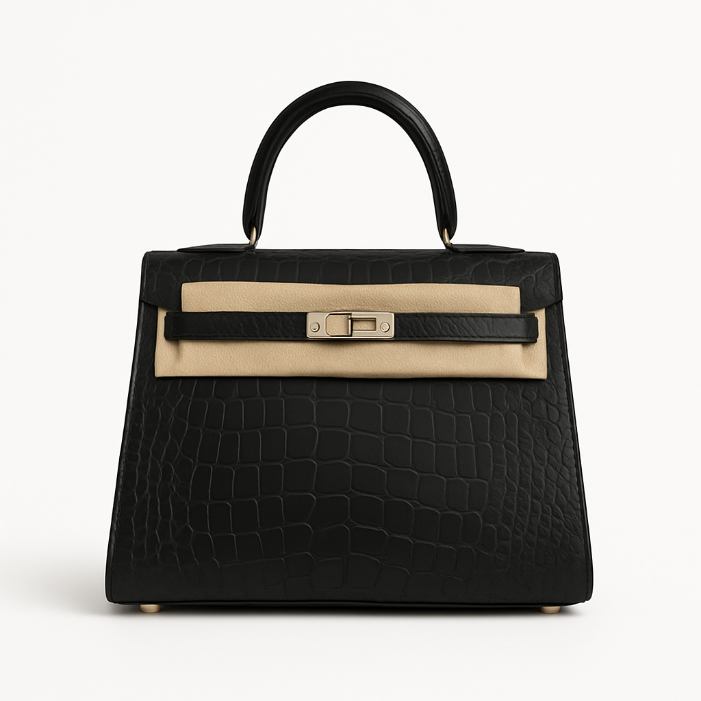 Hermès Birkin 25 in Black Matte Alligator with Palladium Hardware