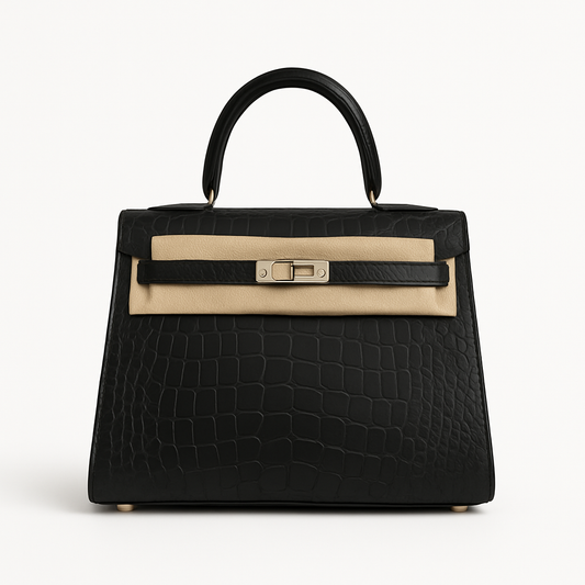Hermès Birkin 25 in Black Matte Alligator with Palladium Hardware