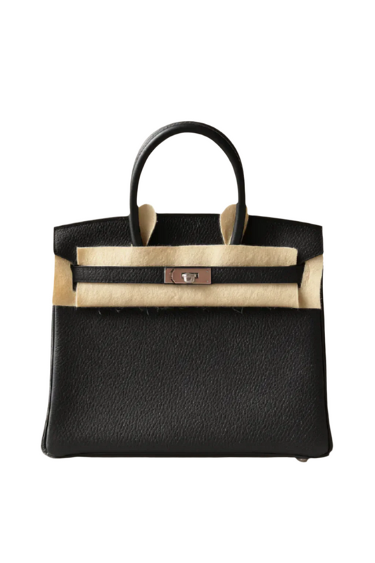 Hermès Birkin 25 in Black Togo with Palladium Hardware