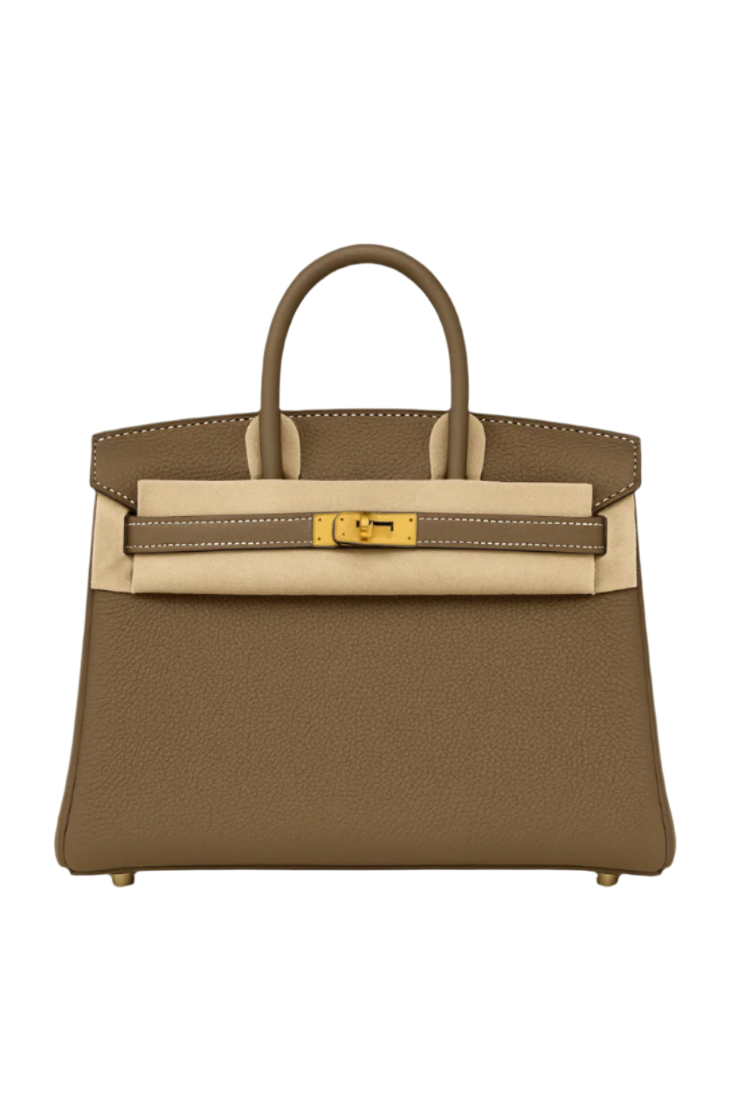 Hermès Birkin 25 in Etoupe Togo with Gold Hardware