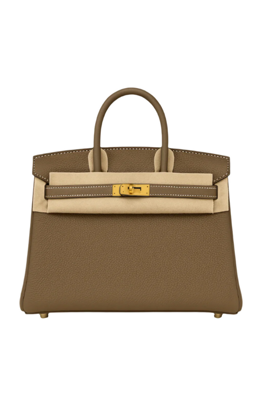 Hermès Birkin 25 in Etoupe Togo with Gold Hardware