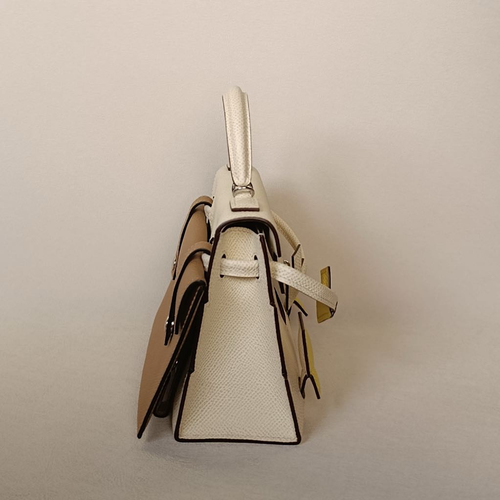 Hermès Kelly Doll in White